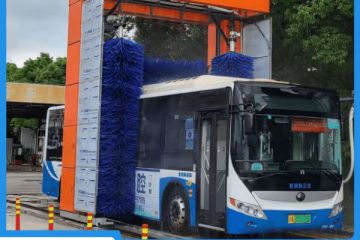 全自動(dòng)電腦大巴洗車機(jī)-3分鐘潔凈出行[隆茂鑫晟]